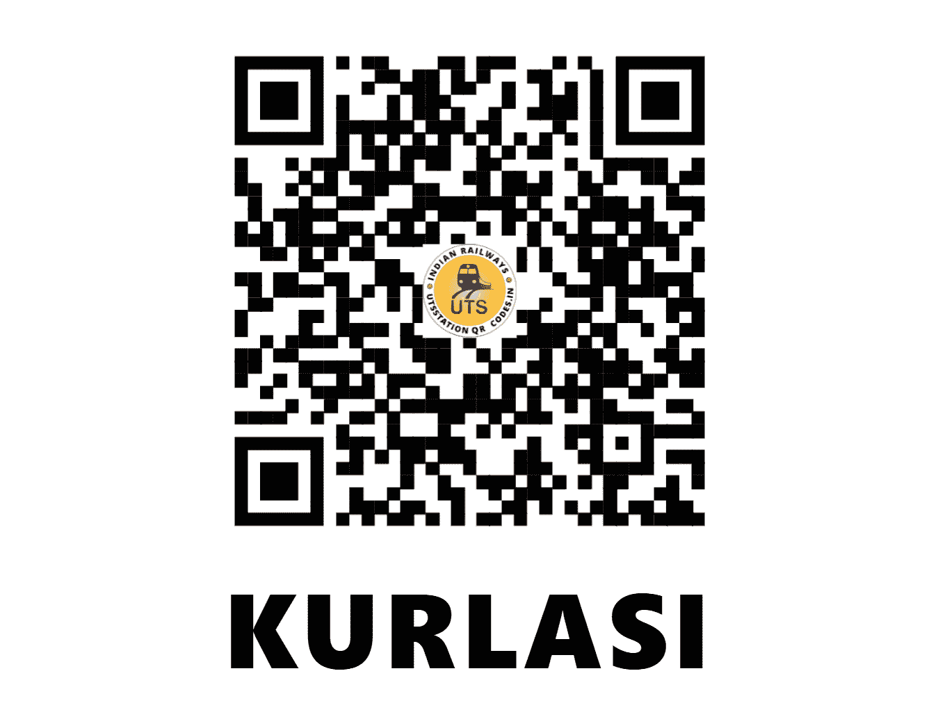 UTS QR Code for KURLASI - KRLS (WC - MADHYA PRADESH)